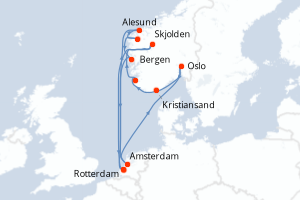 Itinéraire : Europe du Nord & Atlantique NE