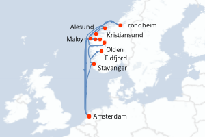 Itinéraire : Europe du Nord & Atlantique NE