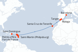 Itinéraire : Caraïbes & Amériques