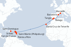 Itinéraire : Caraïbes & Amériques