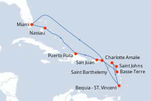 Itinéraire : Caraïbes & Amériques