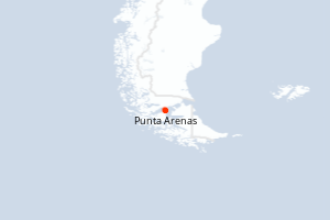 Carte itinéraire croisière Chili - 22 jours au départ de Punta Arenas - Amérique du Sud