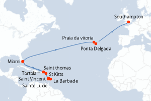 Itinéraire : Caraïbes & Amériques