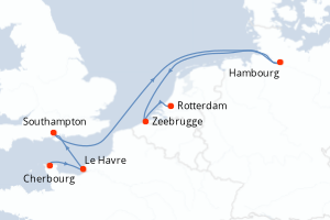 Itinéraire : Europe du Nord & Atlantique NE