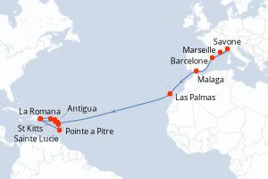 Itinéraire : Caraïbes & Amériques