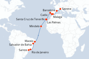 Itinéraire : Caraïbes & Amériques