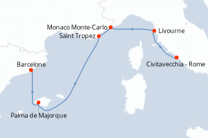 Itinéraire : Méditerranée & mers adjacentes