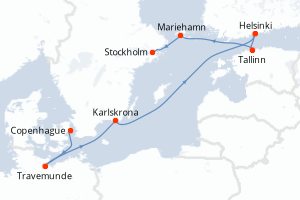 Itinéraire : Europe du Nord & Atlantique NE