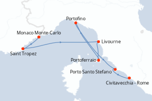 Itinéraire : Méditerranée & mers adjacentes