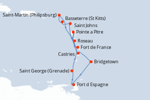 Itinéraire : Caraïbes & Amériques