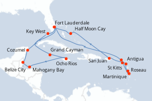 Itinéraire : Caraïbes & Amériques