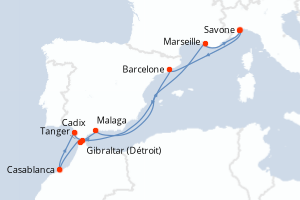 Itinéraire : Méditerranée & mers adjacentes