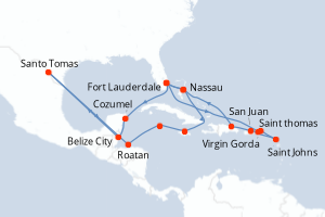 Itinéraire : Caraïbes & Amériques