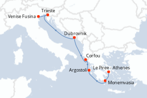 Itinéraire : Méditerranée & mers adjacentes