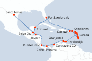 Itinéraire : Caraïbes & Amériques