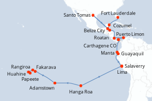 Itinéraire : Caraïbes & Amériques