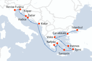 Itinéraire : Méditerranée & mers adjacentes