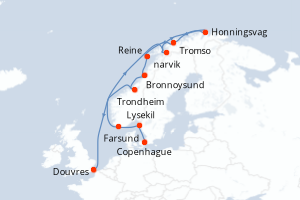 Itinéraire : Europe du Nord & Atlantique NE