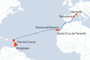 Itinéraire : Caraïbes & Amériques