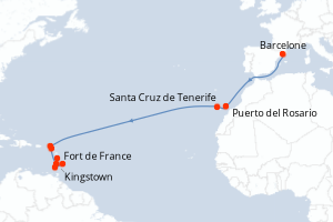 Itinéraire : Caraïbes & Amériques