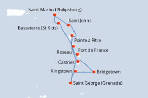 Itinéraire : Caraïbes & Amériques