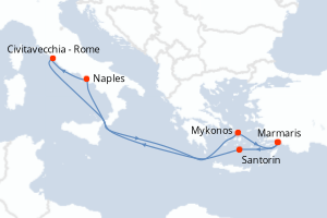 Itinéraire : Méditerranée & mers adjacentes