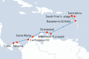 Itinéraire : Caraïbes & Amériques