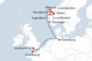 Itinéraire : Europe du Nord & Atlantique NE