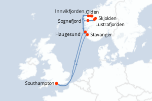 Itinéraire : Europe du Nord & Atlantique NE
