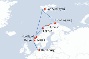 Itinéraire : Europe du Nord & Atlantique NE
