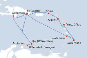 Itinéraire : Caraïbes & Amériques
