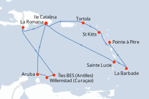 Itinéraire : Caraïbes & Amériques