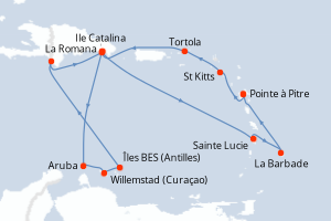 Itinéraire : Caraïbes & Amériques