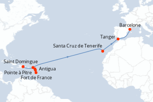 Itinéraire : Caraïbes & Amériques