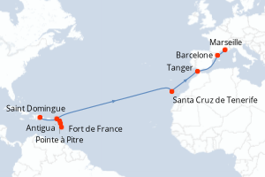 Itinéraire : Caraïbes & Amériques