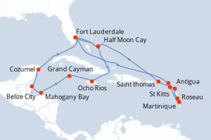 Itinéraire : Caraïbes & Amériques