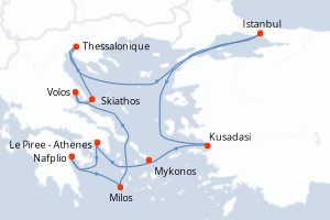 Itinéraire : Méditerranée & mers adjacentes