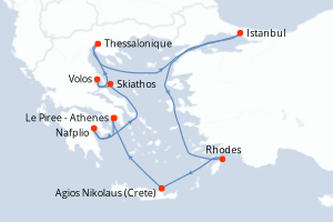 Itinéraire : Méditerranée & mers adjacentes
