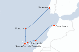Itinéraire : Europe du Nord & Atlantique NE