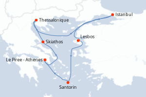 Itinéraire : Méditerranée & mers adjacentes