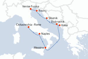 Itinéraire : Méditerranée & mers adjacentes