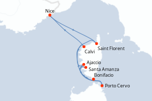 Itinéraire : Méditerranée & mers adjacentes