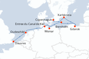 Itinéraire : Europe du Nord & Atlantique NE