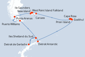 Itinéraire : Antarctique