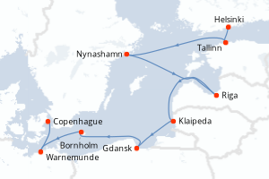 Itinéraire : Europe du Nord & Atlantique NE