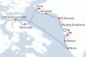 Itinéraire : Arctique