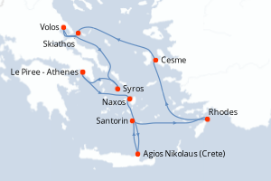 Itinéraire : Méditerranée & mers adjacentes