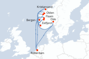Itinéraire : Europe du Nord & Atlantique NE