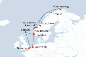 Itinéraire : Europe du Nord & Atlantique NE
