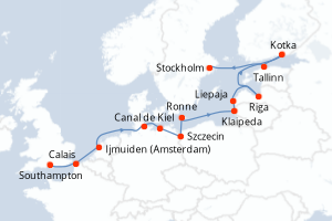 Itinéraire : Europe du Nord & Atlantique NE